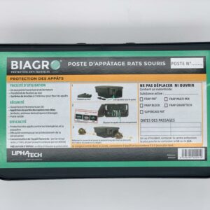 Boîte à rats pour mettre du poison dedans