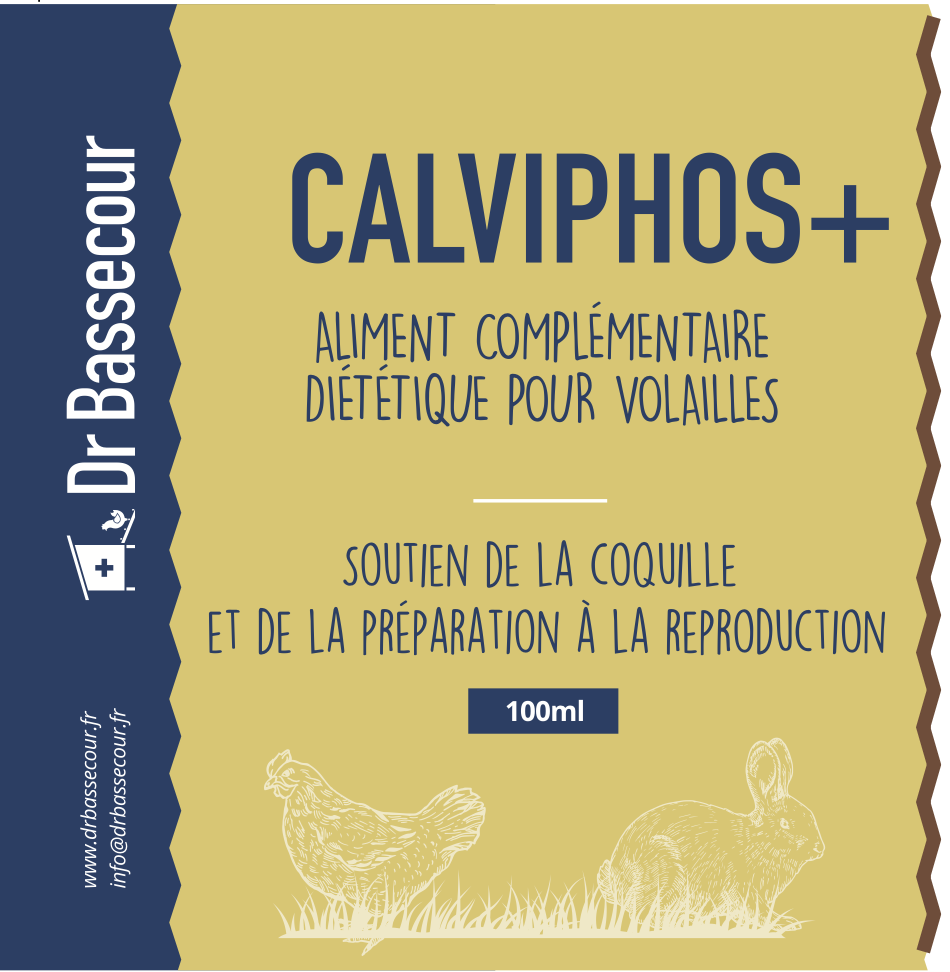 Calviphos + - À base de vitamines, de minéraux, de levures, d'huiles essentielles et d'oligoéléments pour soutenir la qualité des œufs et de la croissance. Utilisable en Agriculture Biologique. Sans temps d’attente pour la viande et les œufs. À base de vitamines, de minéraux, de levures, d'huiles essentielles et d'oligoéléments pour soutenir la qualité des œufs et de la croissance. Utilisable en Agriculture Biologique. Sans temps d’attente pour la viande et les œufs.